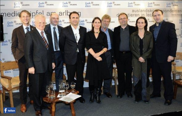 Lech – Prominente Herausgeber- und Journalistenrunde “gipfelte” in Lech am Arlberg.